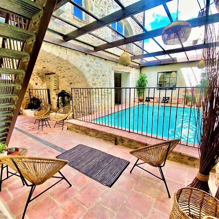 Gite De Groupe 9Ch Ou 3 Gites Independants De 3Ch - Patio Et Piscine Interieure Chauffee Toute L'Annee Vallon-Pont-dʼArc Exteriör bild