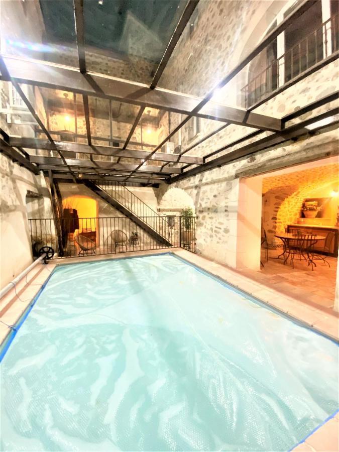 Gite De Groupe 9Ch Ou 3 Gites Independants De 3Ch - Patio Et Piscine Interieure Chauffee Toute L'Annee Vallon-Pont-dʼArc Exteriör bild